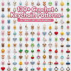 130+ Crochet Keychain Pattern Bundle