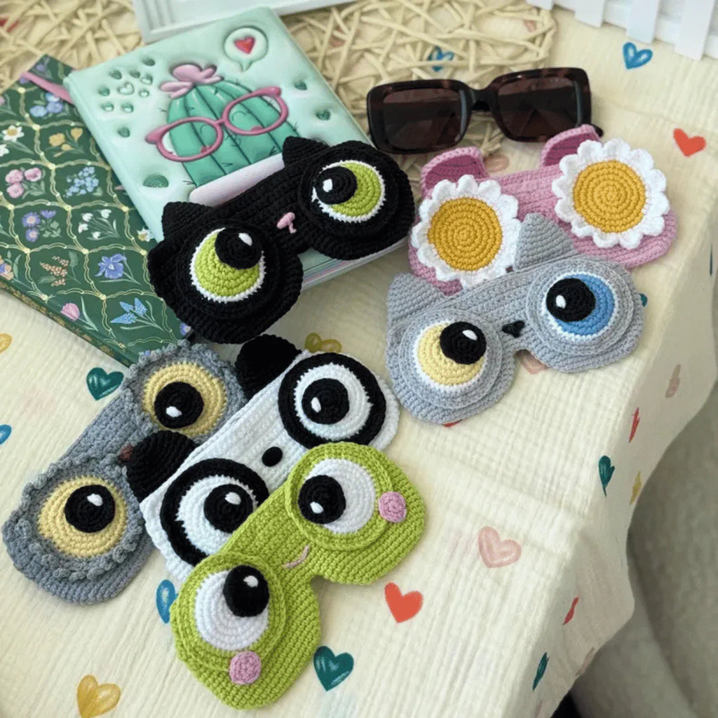 5-in-1 Crochet Glasses Case Pattern – Eyeglass & Sunglasses Pouch PDF Bundle