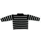 Bernat Eyelet Stripes Crochet Pullover Pattern – Lightweight Sweater PDF
