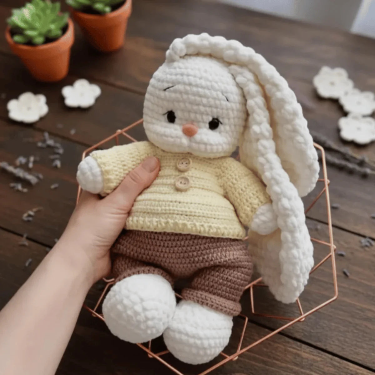 Bella Bunny Outfit Amigurumi Crochet Pattern PDF Toy & Clothes Tutorial