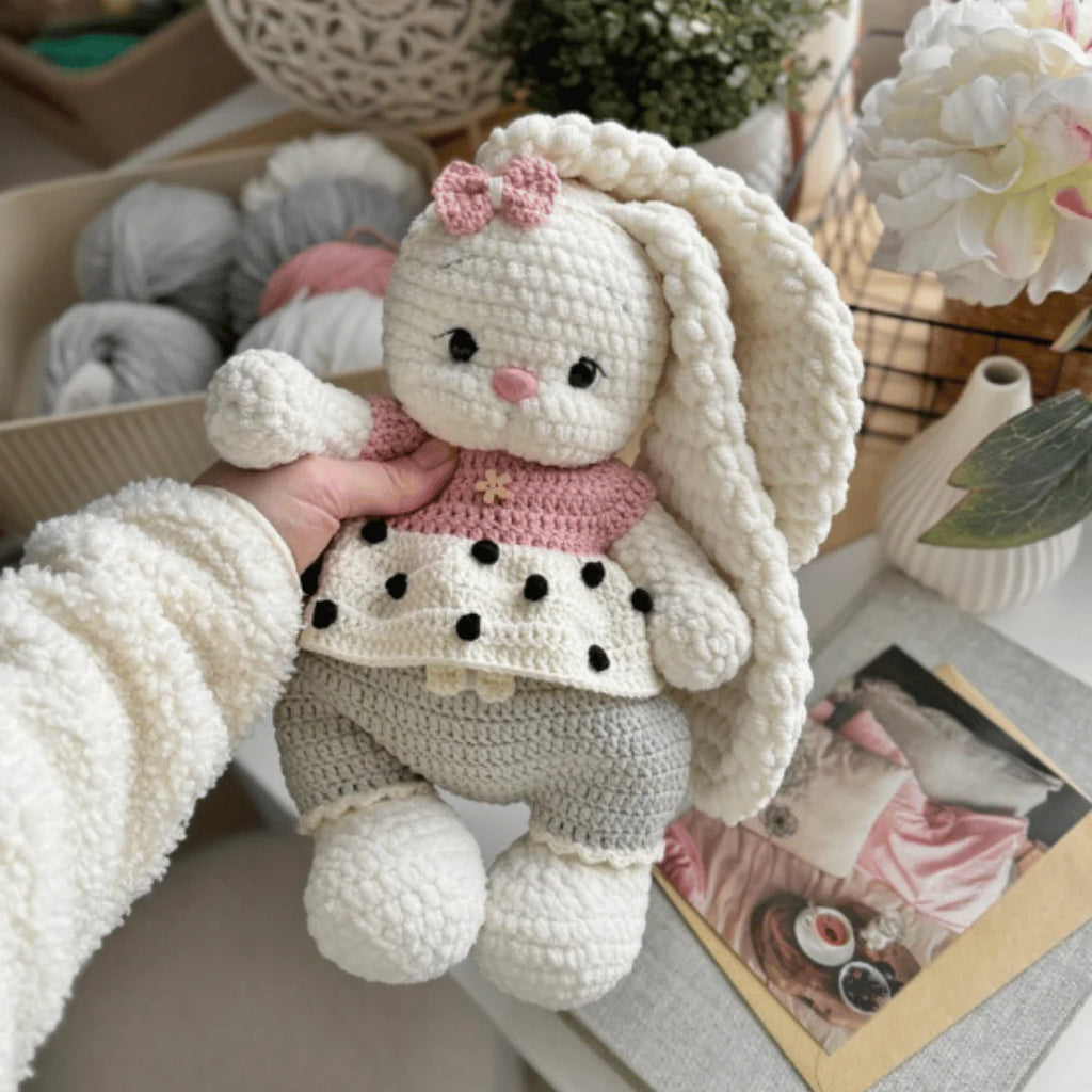Businka Outfit Crochet Pattern for Bunny Lala & Bear Topa PDF