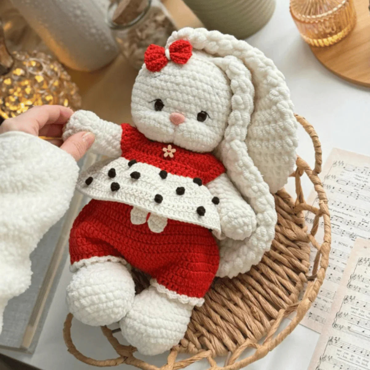 Businka Outfit Crochet Pattern for Bunny Lala & Bear Topa PDF