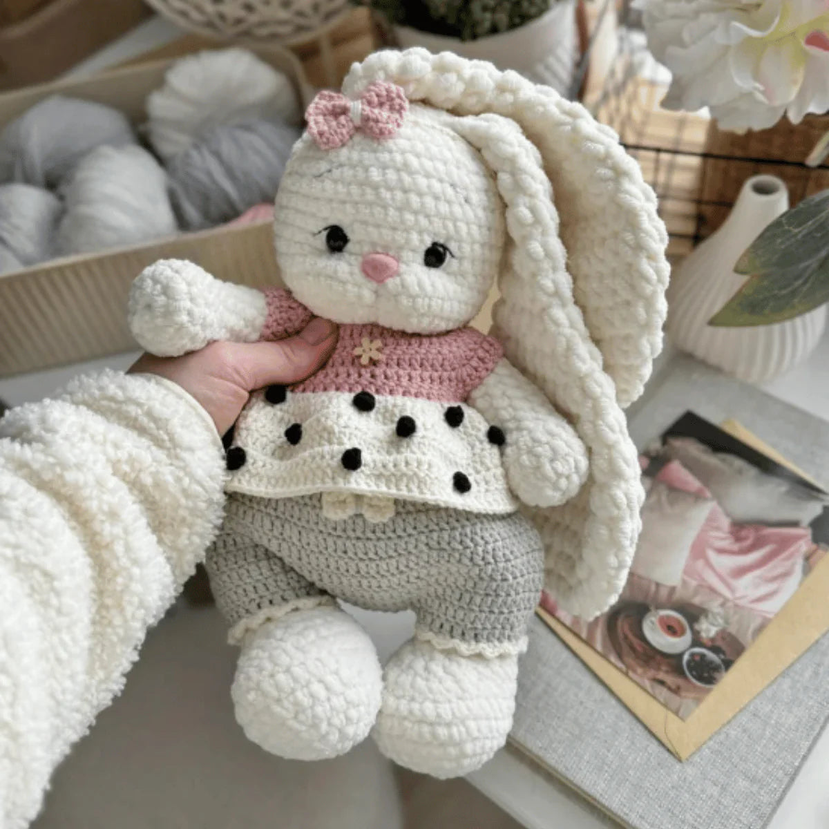 Businka Outfit Crochet Pattern for Bunny Lala & Bear Topa PDF