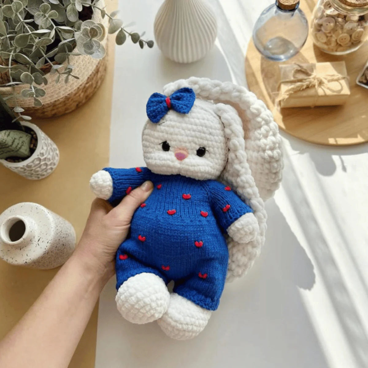 Businka Outfit Crochet Pattern for Bunny Lala & Bear Topa PDF