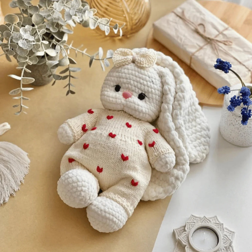 Businka Outfit Crochet Pattern for Bunny Lala & Bear Topa PDF