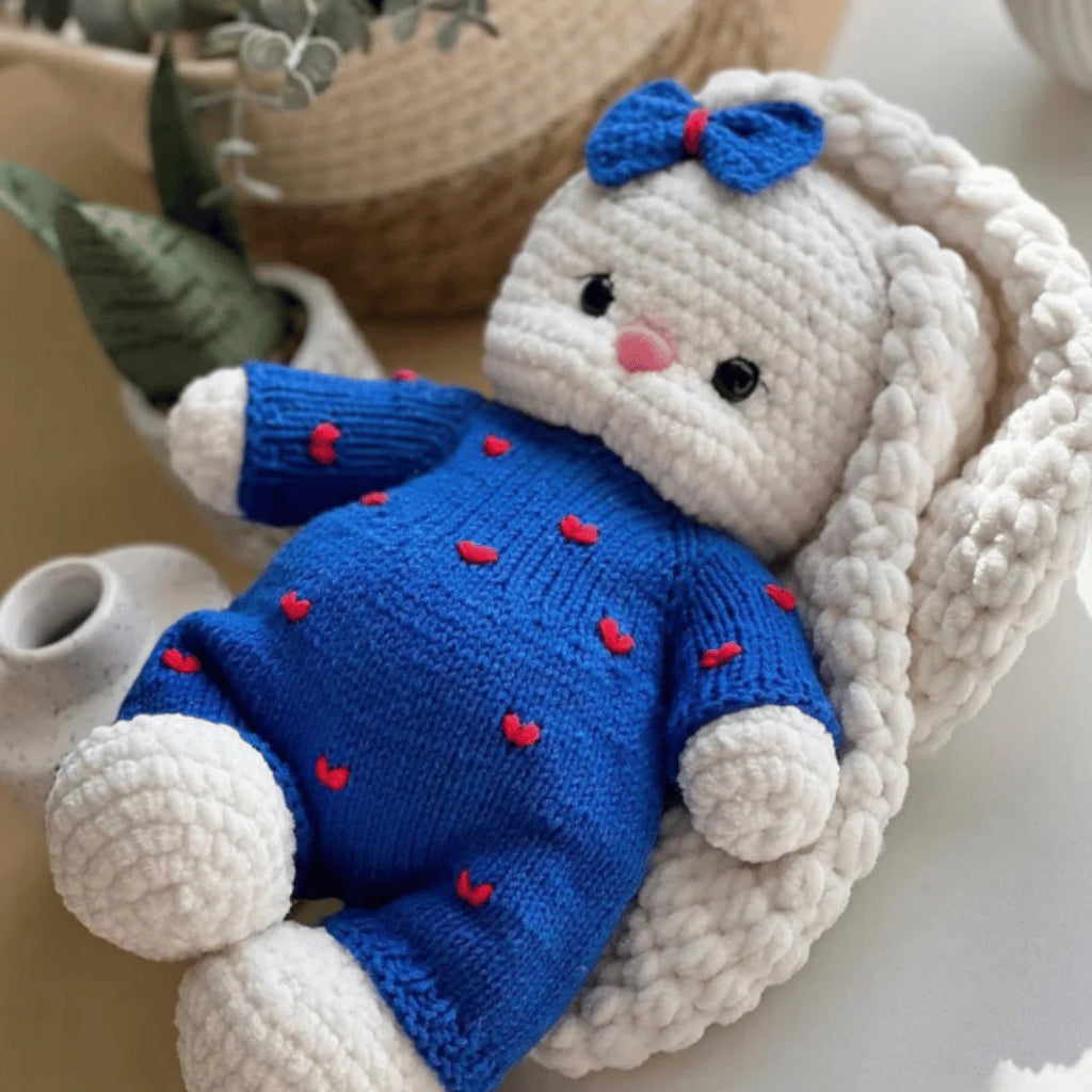 Businka Outfit Crochet Pattern for Bunny Lala & Bear Topa PDF