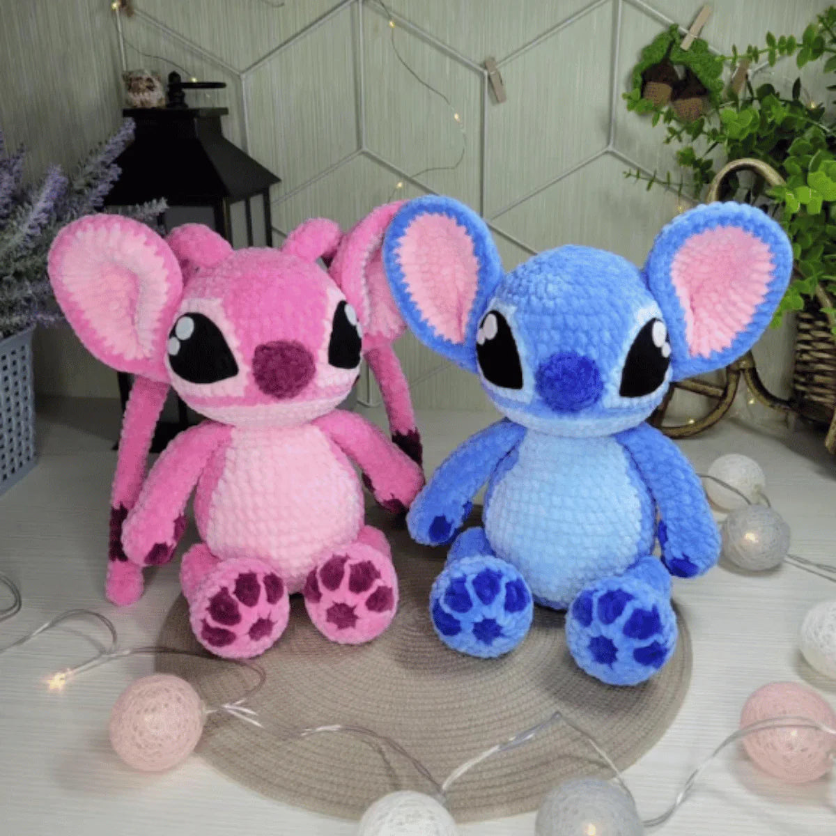 2-in-1 Stitch & Angel Amigurumi Crochet Pattern PDF Plush Toy Bundle Tutorial