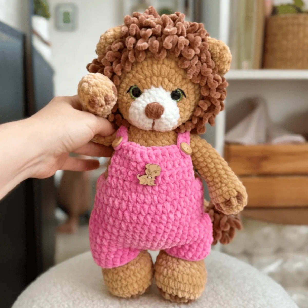 Lion Crochet Pattern with Outfit PDF Amigurumi Plush Toy Tutorial
