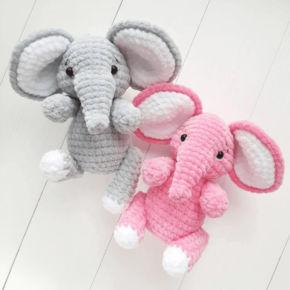 Elephant Amigurumi Crochet Pattern PDF Plush Safari Animal Tutorial