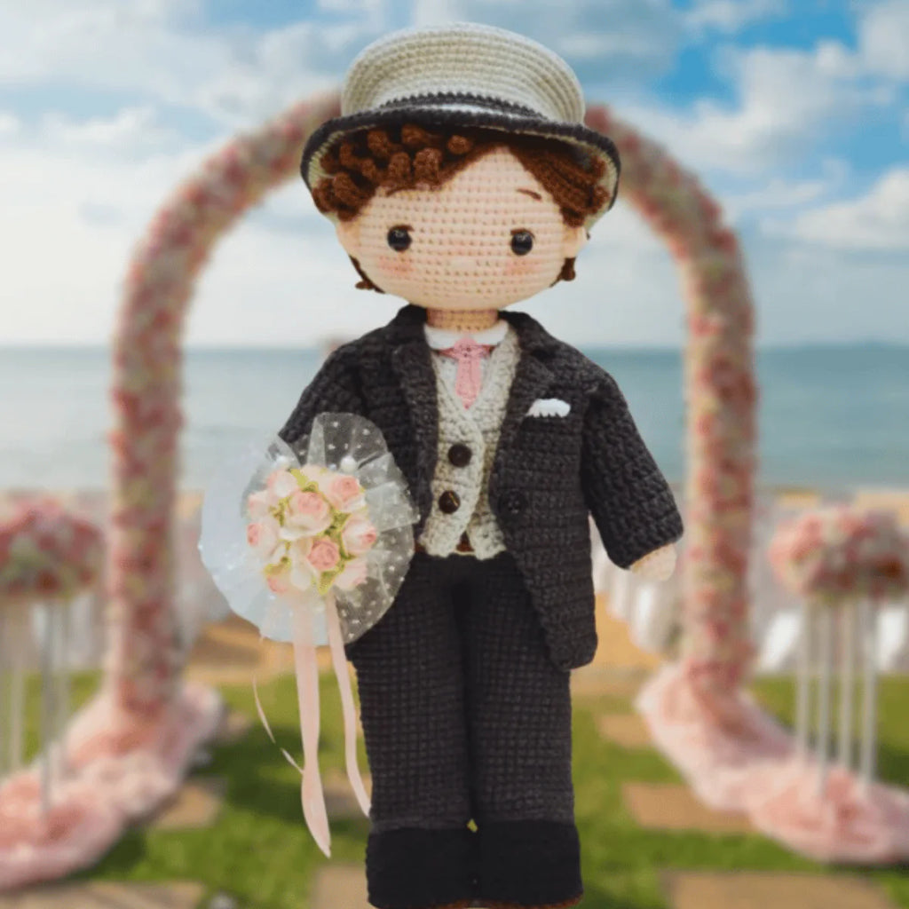 Bride & Groom Wedding Dolls Crochet Pattern – Amigurumi Couple Set