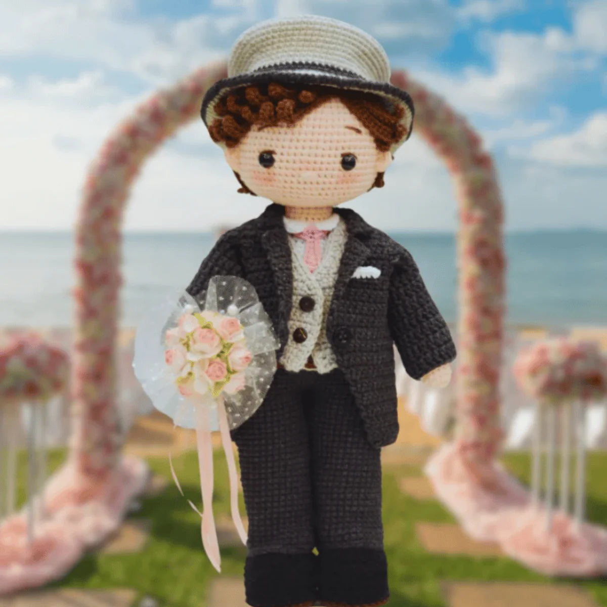 Bride & Groom Wedding Dolls Crochet Pattern – Amigurumi Couple Set