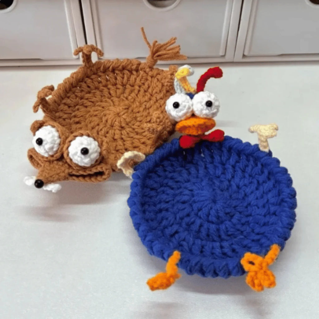 Crochet Coaster Pattern Bundle – Cute Handmade Mug Rug Set