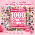 Ultimate Crochet Patterns Bundle – 1000+ Crochet Patterns Collection