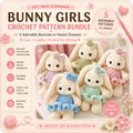 Bunny Amigurumi Crochet Pattern PDF Plush Rabbit Toy Tutorial