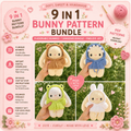 Baby Bunny Crochet Pattern Bundle – Cute Bunny Outfit Collection
