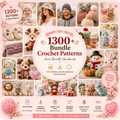 1300+ Crochet Pattern Bundle – Ultimate Mega PDF Collection (All Categories)