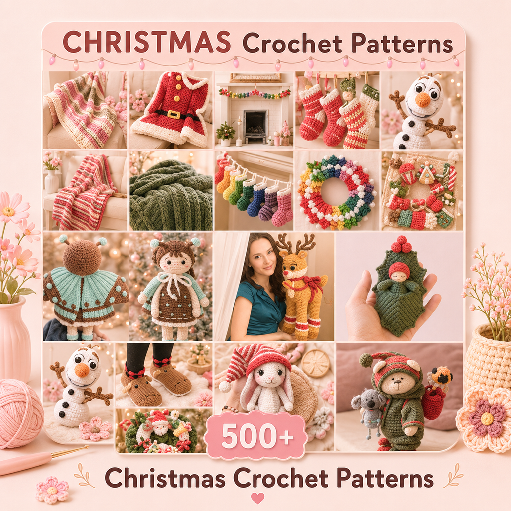 Ultimate Crochet Patterns Bundle – 1000+ Crochet Patterns Collection