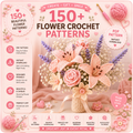 150+ Wedding Flower Crochet Pattern Bundle