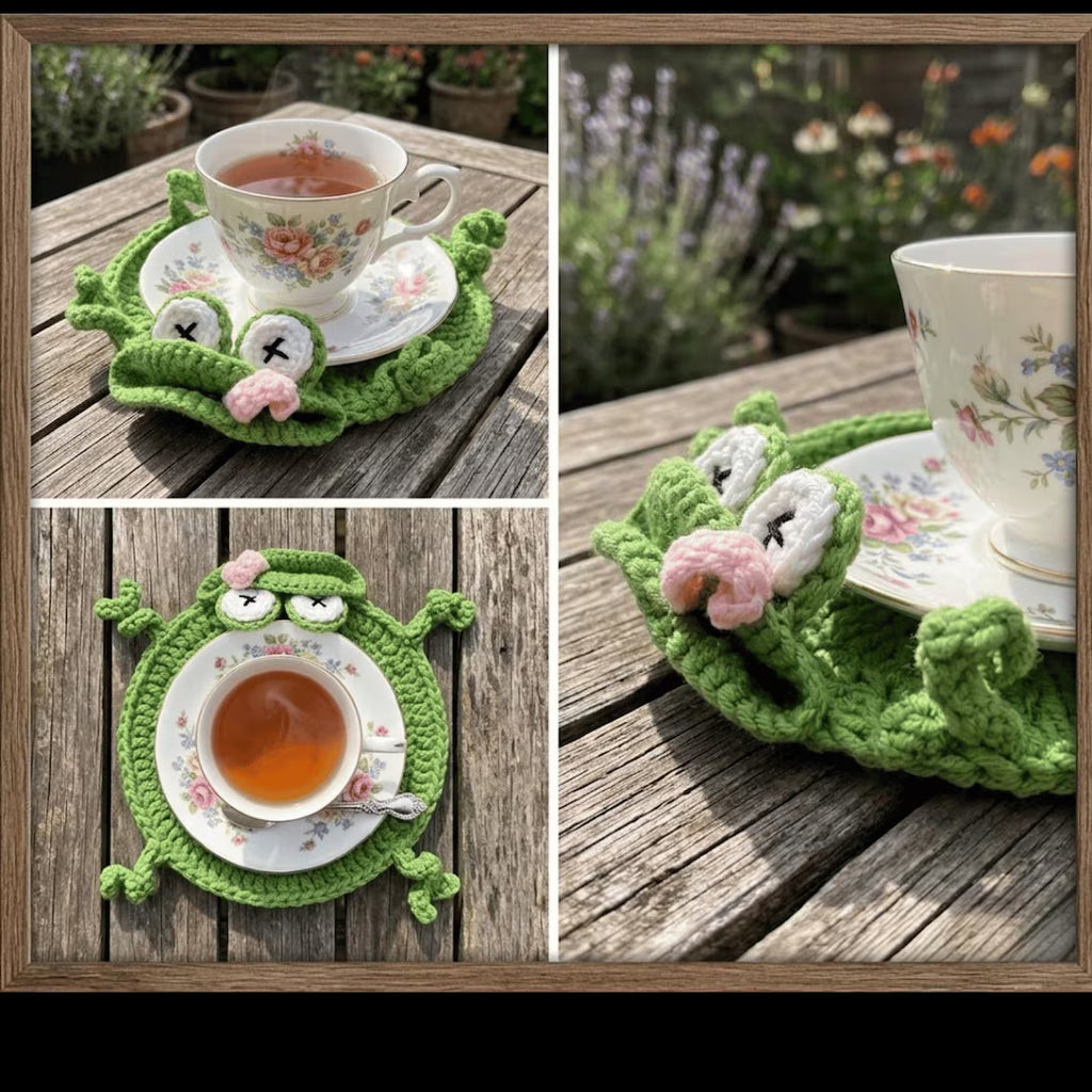 Floral Mug Rug & Coaster Crochet Pattern Bundle
