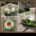Floral Mug Rug & Coaster Crochet Pattern Bundle