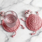Crochet Coaster Pattern Bundle – Cute Handmade Mug Rug Set