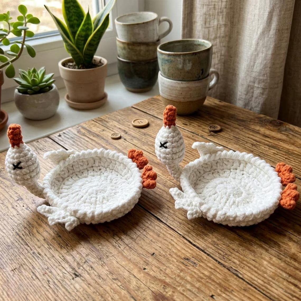 Crochet Coaster Pattern Bundle – Cute Handmade Mug Rug Set