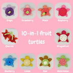 10-in-1 Fruit Turtle Crochet Pattern Bundle