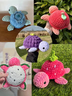10-in-1 Fruit Turtle Crochet Pattern Bundle