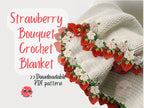 Bouquet Blanket Crochet Pattern Bundle – Floral Afghan & Granny Square PDF Collection