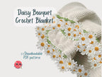 Bouquet Blanket Crochet Pattern Bundle – Floral Afghan & Granny Square PDF Collection