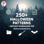 250+ Halloween Crochet Pattern Bundle – Spooky Amigurumi & Decor PDF Collection