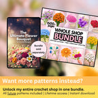 150+ Wedding Flower Crochet Pattern Bundle