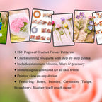 150+ Wedding Flower Crochet Pattern Bundle