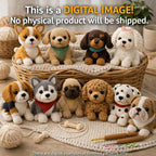 140 Dog Crochet Pattern Bundle PDF – Puppy Amigurumi Mega Collection