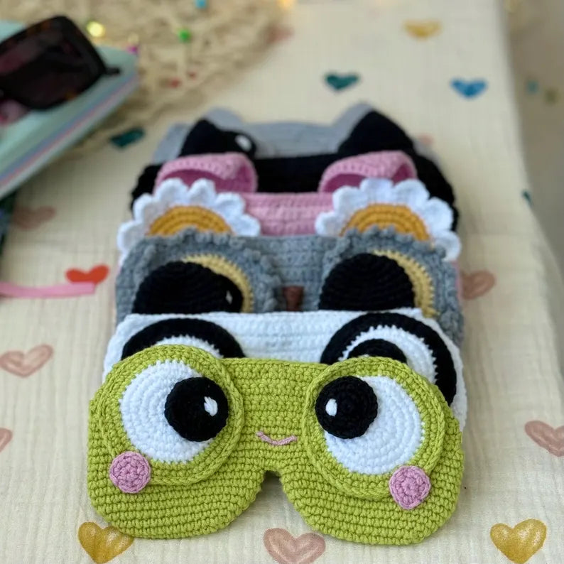 5-in-1 Crochet Glasses Case Pattern – Eyeglass & Sunglasses Pouch PDF Bundle