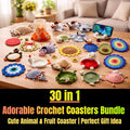 Floral Mug Rug & Coaster Crochet Pattern Bundle