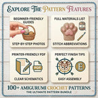 550+ Amigurumi Crochet Patterns Bundle – Ultimate Plushie & Toy PDF Collection