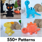 550+ Amigurumi Crochet Patterns Bundle – Ultimate Plushie & Toy PDF Collection