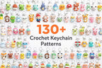 130+ Crochet Keychain Pattern Bundle