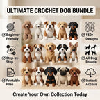 150+ Dog Crochet Pattern Bundle – Puppy & Dog Breed Amigurumi PDF Collection