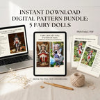 Fairy Dolls Crochet Pattern Bundle – Magical Amigurumi Collection